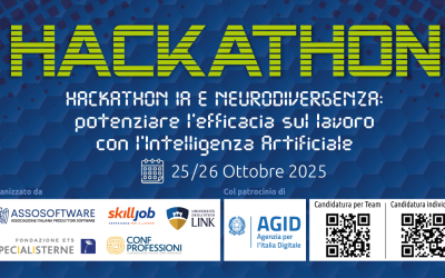 HACKATHON IA E NEURODIVERGENZA: potenziare l’efficacia sul lavoro con l’Intelligenza Artificiale